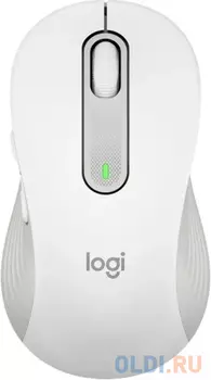 Мышь беспроводная полноразмерная Signature M650 L, белый [910-006389)