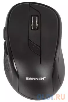 Мышь беспроводная Sonnen M-693 чёрный USB + радиоканал