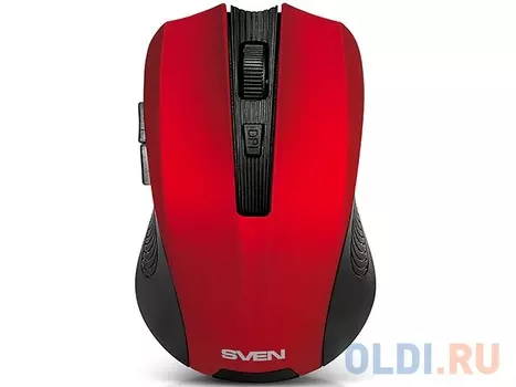 Мышь беспроводная Sven RX-345 Red USB(Radio)