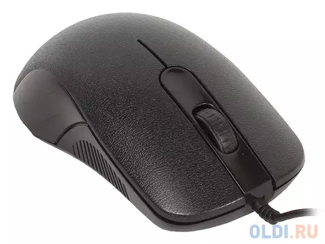 Мышь CBR CM 105 Black, оптика, 1200dpi, офисн., провод 1,8м, USB