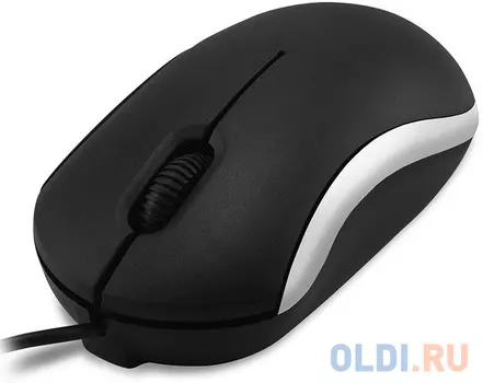 Мышь проводная CBR CM 112 Silver, оптическая, USB, 1200 dpi, 3 кнопки и колесо прокрутки, длина кабеля 1,1 м, цвет чёрный-серебристый