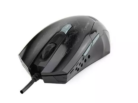 Мышь Crown CMXG-1100 Blaze Black USB проводная, оптическая, 2400 dpi, 5 кнопок + колесо