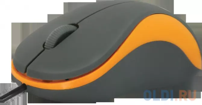 Проводная оптическая мышь Defender Accura MS-970 серый+оранжевый,3кнопки,1000 dpi