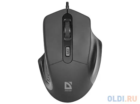 Мышь оптическая Datum MB-347 черный,4 кнопки, USB, 800-1600 dpi DEFENDER