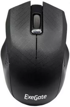 Мышь ExeGate SH-9027 Black USB проводная, оптическая, 1000 dpi, 2 кнопки + колесо