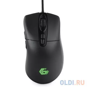 Мышь игровая Gembird MG-550, USB,черн, код Survarium, 7кн, 3200DPI, подсвет 6 цв, ПО, каб ткан 1.75м