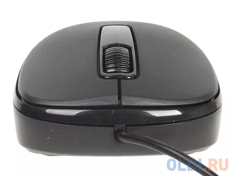 Мышь Genius DX-125, USB, чёрная (black, optical 1000dpi, подходит под обе руки)