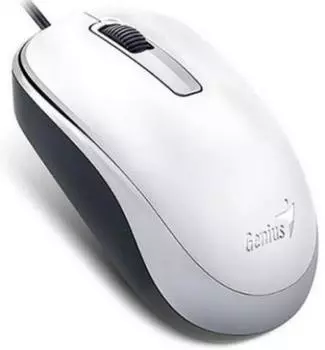 Мышь Genius DX-125 White USB проводная, оптическая, 1200 dpi, 3 кнопки + колесо