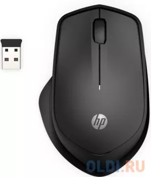 Мышь HP 280 Silent черный оптическая беспроводная USB