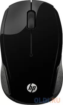 Мышь HP Wireless 220 черный оптическая (1200dpi) беспроводная USB для ноутбука (2but)