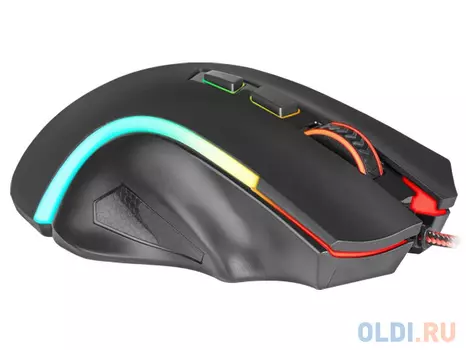 Мышь игровая проводная Griffin оптика,RGB,7200dpi Redragon