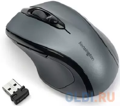 Мышь Kensington Pro Fit беспроводная, среднего размера, графитовый серый
