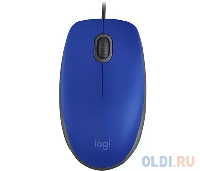 Мышь (910-005488) Logitech Mouse M110 SILENT Blue USB