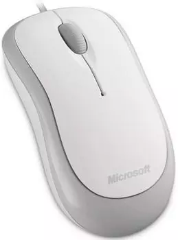 Мышь Microsoft 4YH-00008 White USB проводная, оптическая, 1000 dpi, 2 кнопки + колесо
