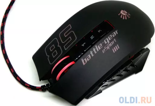 Мышь проводная A4TECH P85 Sport чёрный USB