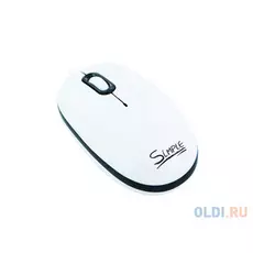 Мышь проводная CBR S1 (Simple Friendly Optical Mouse) белый чёрный USB