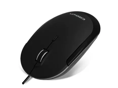 Мышь проводная Crown CMM-21 серебристый USB