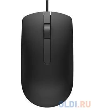 Мышь проводная Dell MS116 черная (570-AAIR)
