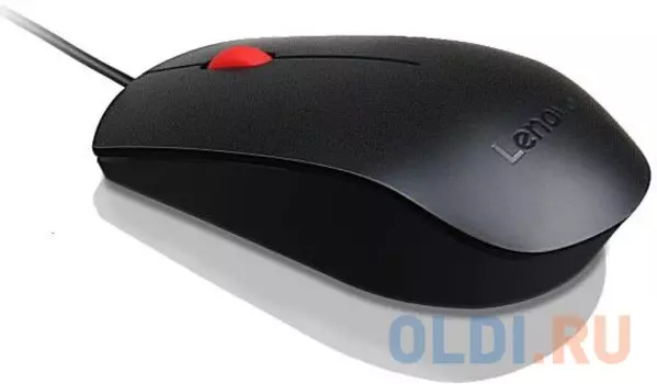 Мышь проводная Lenovo Essential чёрный USB