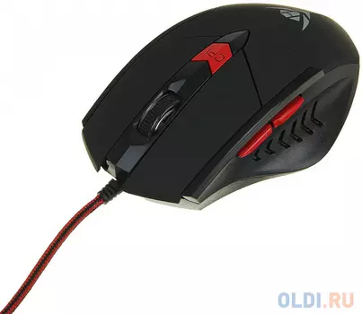 Мышь проводная Nakatomi MOG-11U чёрный USB