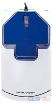 Мышь проводная Solar Box X07 синий USB