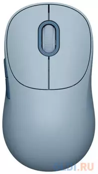 Мышь Xiaomi Wireless Mouse 3 синий оптическая 1200dpi silent беспров. BT/Radio USB для ноутбука 4but (BHR8914GL)