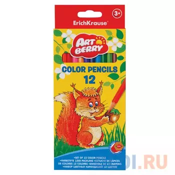 Набор акварельных карандашей Erich Krause 32482 "Artberry" 12 шт 175 мм акварельные