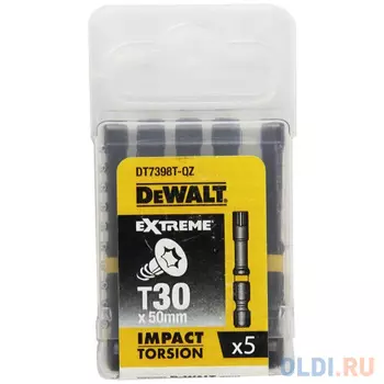 Набор бит DeWalt DT7398T-QZ 5шт T30х57мм