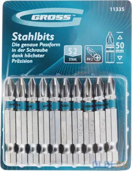 Набор бит Gross 11335 10шт