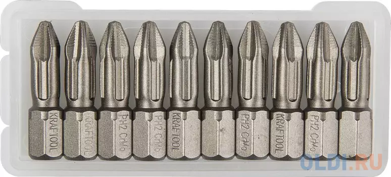 Набор бит Kraftool 26121-2-25-10 10шт