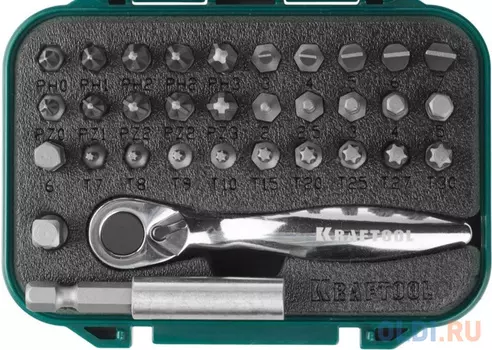 Набор бит Kraftool 33шт 26157-H33