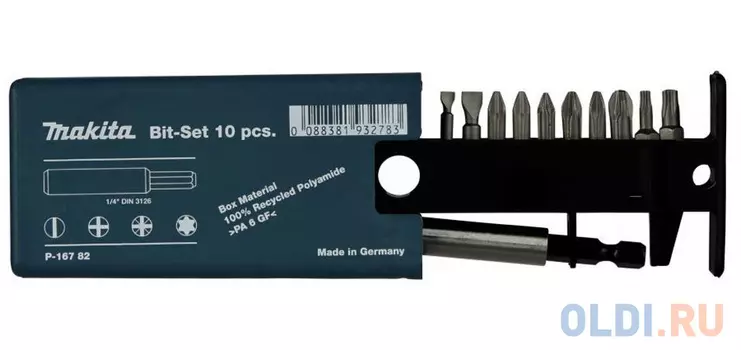 Набор бит Makita P-16782 10шт
