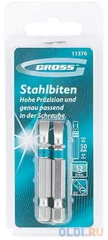 Набор бит SL5,0х50, сталь S2, 2шт. // Gross