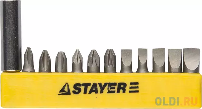 Набор бит Stayer MASTER 12шт 2609-H12_z01