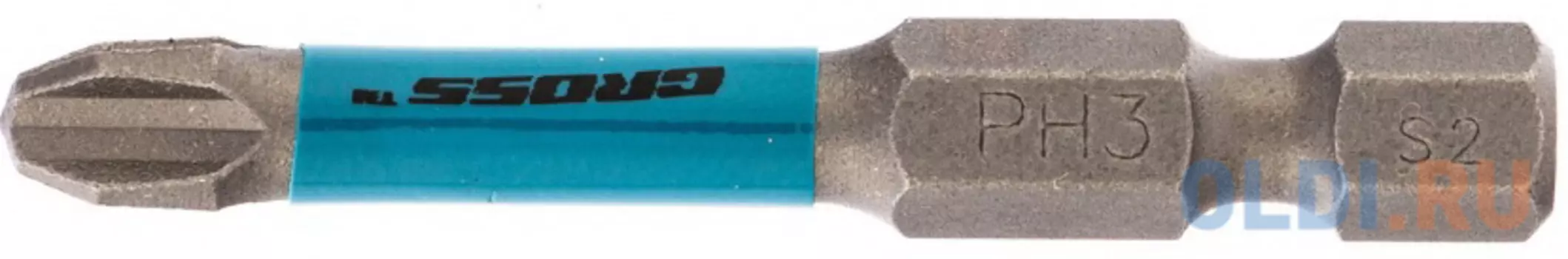 Набор бит торсионных PH3x50 мм, для ударных шуруповертов, 10 шт.// Gross
