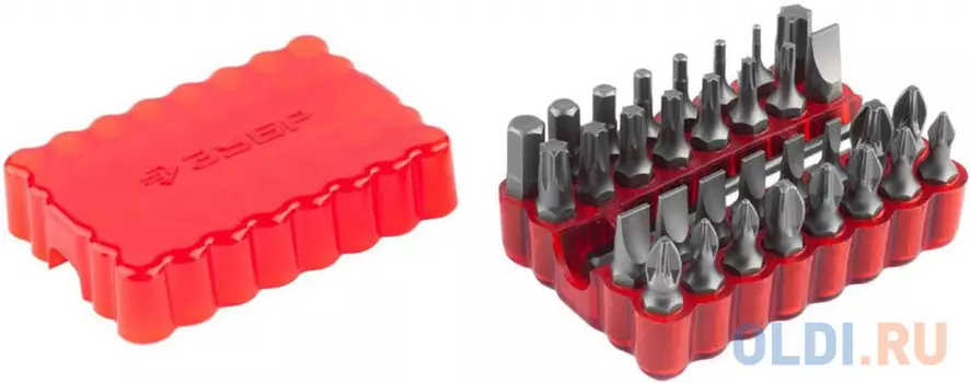 Набор бит Зубр 26089-H61 61шт