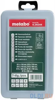 Набор буров METABO 626244000 7шт. SDS+ classic 5,6,8,6,8,10,12мм