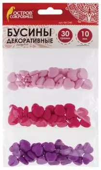 Набор бусин Остров сокровищ "Сердце" 661240