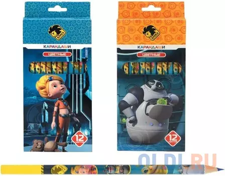 Набор цветных карандашей Action! Алиса, с печатью на корпусе 12 шт в ассортименте AZ-ACP205-12