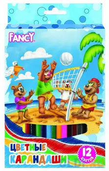Набор цветных карандашей Action! Fancy 12 шт утолщенные FCP421-12 FCP421-12