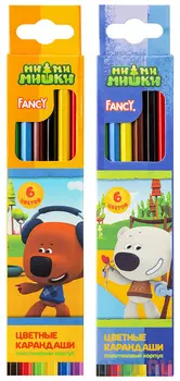 Набор цветных карандашей Action! Fancy 6 шт