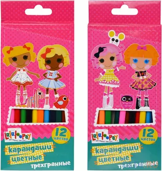 Набор цветных карандашей Action! Lalaloopsy 12 шт 180 мм LL-ACP305-12 в ассортименте