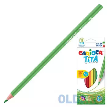 Набор цветных карандашей CARIOCA "Tita" 12 шт 174 мм
