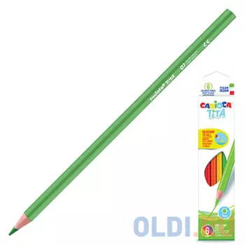 Набор цветных карандашей CARIOCA "Tita" 6 шт 174 мм