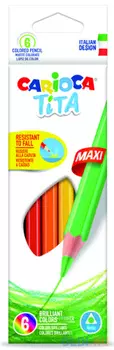 Набор цветных карандашей CARIOCA TITA MAXI 42788 6 шт