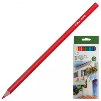 Набор цветных карандашей НЕВСКАЯ ПАЛИТРА Сонет 12 шт
