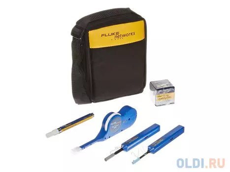 Набор для очистки оптики Fluke NFC-KIT-CASE Fiber Optic Cleaning Kit: Case Cube Pen 1.25+2.5 Swabs 10 Cards