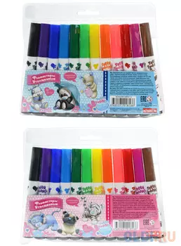 Набор фломастеров Action! Blue Nose Friends 12 шт разноцветный BNF-AWP421-12 в ассортименте BNF-AWP421-12