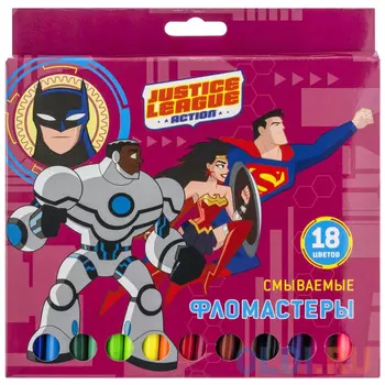 Набор фломастеров Action! "DC Comics" 18 шт DC-AWP105-18 в ассортименте