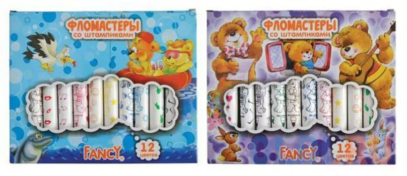 Набор фломастеров Action! Fancy 12 шт разноцветный FWP425-12 в ассортименте FWP425-12